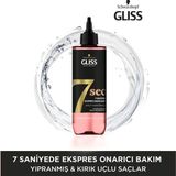 Gliss 7sec Sıvı Krem Yıpranmış Saçlar İçin Hızlı Onarım 200 ml Parlaklık Kazandırır