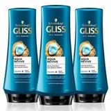 Gliss Aqua Revive 3x300 ml Saç Kremi