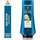 Gliss Aqua Revive Hyalüron ve Deniz Yosunu Özlü Nemlendirici Saç Bakım Kremi 360 ml Normal ve Kuru Saçlar