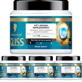Gliss Aqua Revive Nemlendirici 4'Ü 1 Arada Bakım Maskesi 400 ml, Normal Ve Kuru Saçlar (4 paketi)