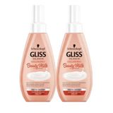 Gliss Beauty Milk 2x150 ml Güçlendirici Saç Bakım Spreyi