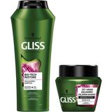 Gliss Bio-Tech Restore Güçlendirici Şampuan 500 ml ve Saç Bakım Maskesi 300 ml Set