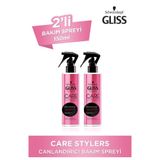Gliss Care Stylers Canlandırıcı Saç Bakım Spreyi 150 ml, 2'li Set