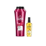 Gliss Color Protect Renk Koruyucu Şampuan 500 ml + Ultimate Oil Elixir Yağ İksiri 75 ml Saç Bakım Seti