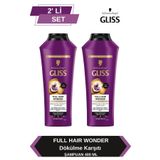 Gliss Full Hair Wonder Dökülme Karşıtı Şampuan 400 mlx2 Adet