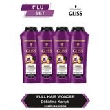Gliss Full Hair Wonder Dökülme Karşıtı Şampuan 400 mlx4 Adet