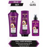 Gliss Full Hair Wonder Şampuan 400ML + Saç Kremi 360ML + Saç Serumu 100 ml