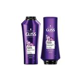 Gliss Intense Therapy Yeniden Yapılandırıcı 360 ml Şampuan + Intense Therapy 360 ml Saç Kremi Seti
