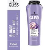 Gliss Mor Şampuan 250 ml Onarıcı Formül ile Tüm Saçlar İçin Parlak Görünüm Sunar - 1