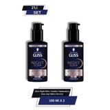 Gliss Night Elixir Yeniden Yapılandırıcı Gece Saç Bakım Serumu 2'li Set