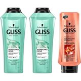 Gliss Nutribalance Repair 500+360 ml Şampuan + Magnificent 400 ml Saç Kremi