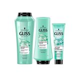 Gliss Nutribalance Repair Saç Dökülmesi Karşıtı Şampuan 500 ml + Saç Kremi 360 ml + Arındırıcı Saç Bakım Kremi 150 ml Set