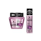 Gliss Saç Bakım Seti, Saç Maskesi 300 ml Serum Deep Repair + Sıvı Saç Kremi 200 ml