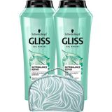 Gliss Schwarzkopf Nutrıbalance Şampuan 500 ml X2 Adet + Makyaj Çantası 2