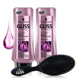 Gliss Serum Deep Repair 2x360 ml Saç Kremi + Saç Fırçası