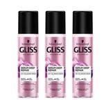 Gliss Serum Deep Repair 3x200 ml Sıvı Saç Kremi