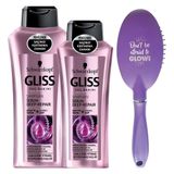 Gliss Serum Deep Repair 525 ml Şampuan+Deep Repair 360 ml Şampuan+Tarak Seti