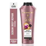 Gliss Serum Deep Repair Biotin Kompleksi & Şakayık Çiçeği Onarıcı Şampuan 400 ml Yıpranmış Sert Saçlar