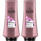 Gliss Serum Deep Repair Şampuan 360ML X2 + Gliss Serum Deep Repair Saç Kremi 360ML + Nue Gold Maske Hediyeli