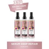 Gliss Serum Deep Repair Sıvı Saç Kremi Aşırı Yıpranmış Saçlar İçin 200 ml X 3 Adet