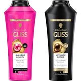 Gliss Seti | Supreme Length Şampuan 400ml x1 + Ultimate Repair Şampuan 400ml x1