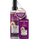 Gliss Sıvı Saç Kremi 200 Ml + Serum 100 Ml Full Hair Wonder 300 Ml