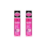 Gliss Sıvı Saç Kremi Supreme Length, Keratin ve Mikro Onarıcı Yağ İçeren, 2 Paket