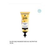 Gliss Sos Oil Nutritive 15 ml Saç Maskesi