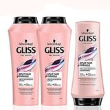 Gliss Split Hair Miracle 2x500 ml Şampuan+Split Hair Miracle 360 ml Saç Kremi Seti