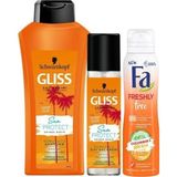 Glıss Sun Protect 500 ml Şampuan + 200 ml Fa Deodorant Sıvı Saç Kremi