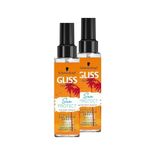 Gliss Sun Protect Güneşe Karşı Koruyucu Saç Bakım Spreyi, 100 ml, 2'li Set