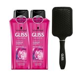 Gliss Supreme Length 2x360 ml Şampuan + Tarak
