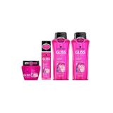 Gliss Supreme Length 4'lü Saç Bakım Seti, 2 Şampuan + Maske + Sıvı Saç Kremi