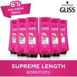 Gliss Supreme Length Koruyucu Saç Bakım Kremi 360 Ml X 6 Uzun Saçlar İçin Biotin Kompleksi