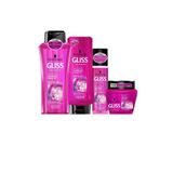 Gliss Supreme Length Saç Bakım Seti, Şampuan 400ml + Saç Kremi 400ml + Maske 300ml + Sıvı Saç Kremi 200ml