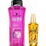Gliss Supreme Length Şampuan + Glıss Daily Oil Elixir 8690572787113