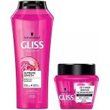 Gliss Supreme Length Uzun Saçlara Özel Bakım Seti, Şampuan 500 ml, Maske 300 ml