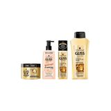 Gliss Ultimate Oil Elixir 4'lü Saç Bakım Seti, Şampuan, Maske, Jel Bakım, Sıvı Krem 1258989109133