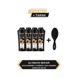 Gliss Ultimate Repair Şampuan 4 x 400 ML + Tarak