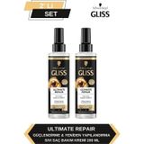 Gliss Ultimate Repair Sıvı Saç Kremi 2 x 200 ML