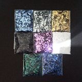 Glitter Altıgen Epoksi Süsleme Pulu Nail Art Makyaj Sim Set 15 Gram x 8 Renk 120 Gram - Renkli - PAKET