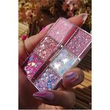 Glitter Far Kremsi Jel Far Simli Palet