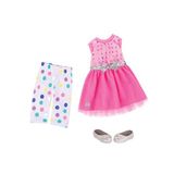 Glitter Girls Dress & Legging Oyuncak Bebek Kıyafet Seti