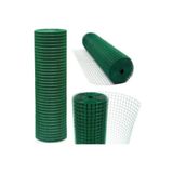 GLNTEL Bahçe Teli- Pvc Kaplı Puntalı Kafes Teli 25x25 Göz Aralığı 100cm 25 Mt- Bahçe Çiti- Tel Çit