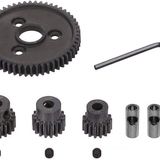 GLOBACT Rc Metal Çelik 54T 32P Düz Dişli 15T/17T/19T Pinyonlar Dişli Setleri Traxxas Slash 4x4 4WD/2WD/VXL Ralli/Stampede 4x4 VXL/Zirve/E-REVO/T-Maxx/Rustler 4X4 VXL için 3956 Değiştirin