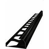 Global 12 MM 201 İNOX SİYAH OVAL SERAMİK KÖŞE PROFİLİ - Siyah