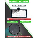Global Batarya Anker Eufy Robovac 11 Uyumlu Akıllı Robot Süpürge Bataryası 14.4V 2600mAh Li-ion Pil (Orijinal Kapasite)