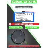 Global Batarya Anker Eufy Robovac 11 Uyumlu Akıllı Robot Süpürge Bataryası 14.4V 3200MAH Li-Ion Pil (Yüksek Kapasite)