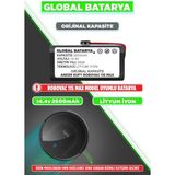 Global Batarya Anker Eufy Robovac 11S Max Akıllı Robot Süpürge Bataryası 14.4v 2600mAh (Orijinal Kapasite)