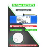 Global Batarya Fakir Robert Rs 770 Uyumlu Robot Süpürge Bataryası 14.4V 7000MAH Li-Ion Pil (Ultra Kapasite)